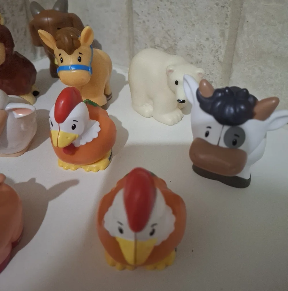 Fisher-Price Lot Of 12 Farm Animals Toys